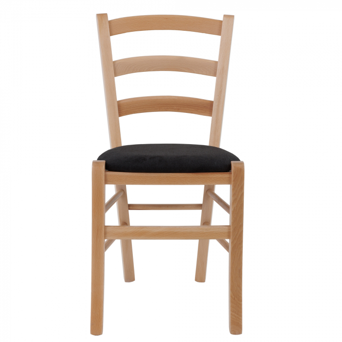 Scaun Paesana, cadru fag, material stofa K6 negru [2]