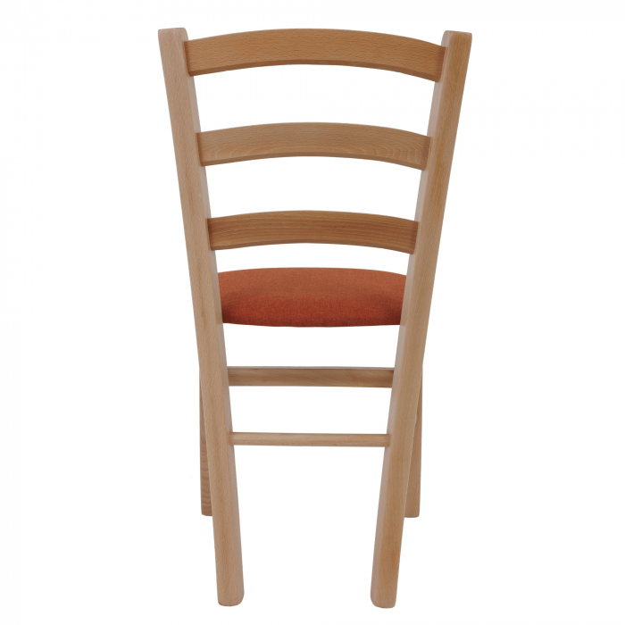 Scaun Paesana, cadru fag, material stofa S25 portocaliu [4]