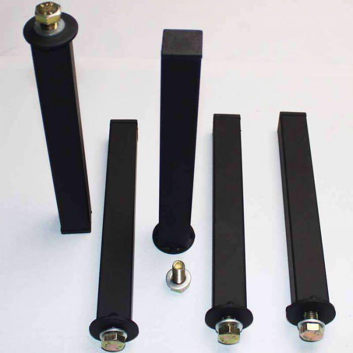 Somiera metalica cu picioare de 30cm, 120/200 cm [5]