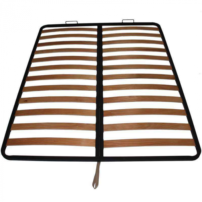 Somiera metalica cu picioare de 30cm, 120/200 cm [2]