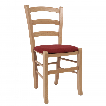 Scaune bucatarie - Scaun Paesana, cadru fag, material stofa K14 cranberry