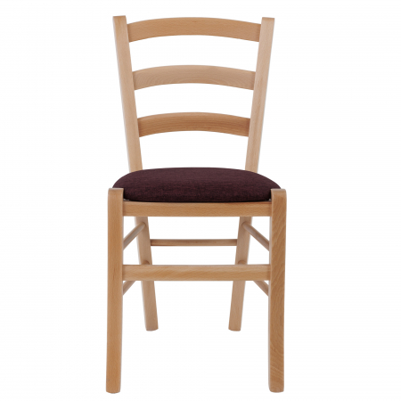 Scaun Paesana, cadru fag, material stofa S78 bordo [1]