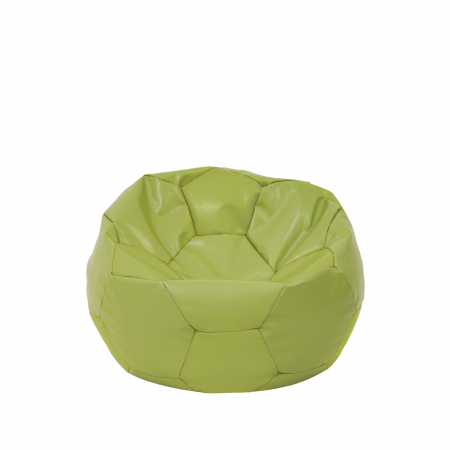 Fotolii Puf - Baby Ball - fotoliu puf - imitatie piele verde