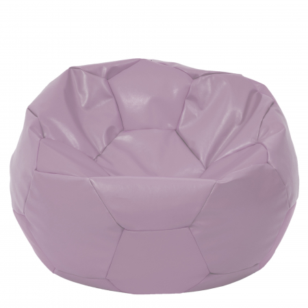Fotolii Puf - Mega Ball - fotoliu puf - imitatie piele mov