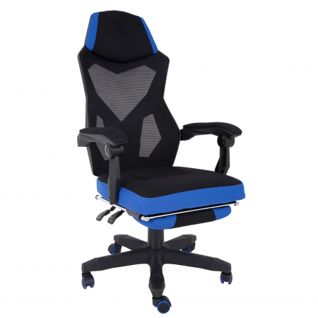 Scaune birou - Scaun gaming Florenta - negru/albastru