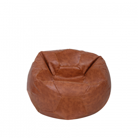 Magazin - Baby Ball - fotoliu puf - imitatie piele cognac