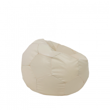 Baby Ball - fotoliu puf - imitatie piele crem [1]