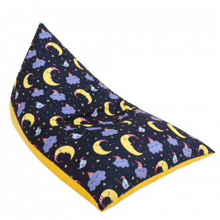 Bean bag Relax -  Luna - Imitatie piele galben [1]