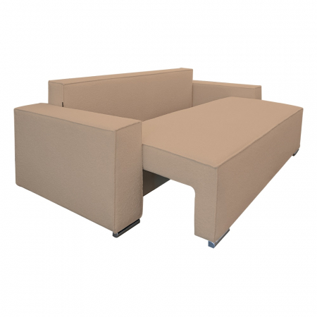 Canapea extensibila Nube cu lada de depozitare, N14 cappuccino, 230x100x82 [2]