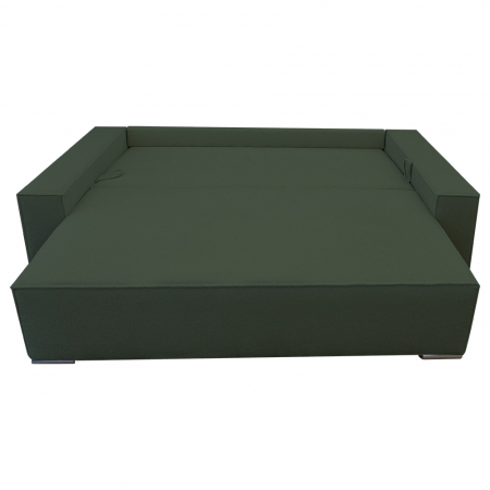 Canapea extensibila Nube cu lada de depozitare, N37 verde, 230x100x82 [3]