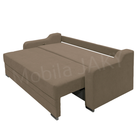 Canapea extensibila Gina, 3 locuri, cappuccino, cu lada de depozitare, dimensiune 226x98x78 cm [5]