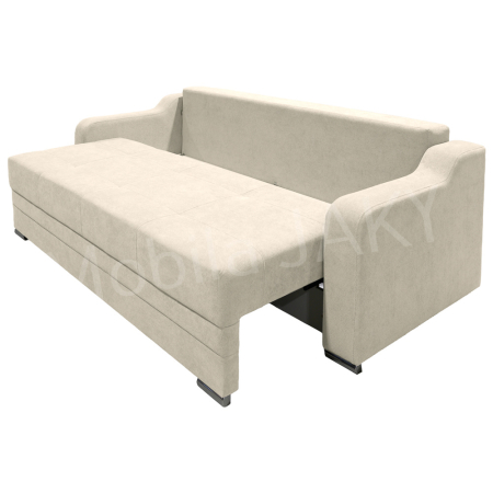 Canapea extensibila Gina, 3 locuri, crem, cu lada de depozitare, dimensiune 226x98x78 cm [3]