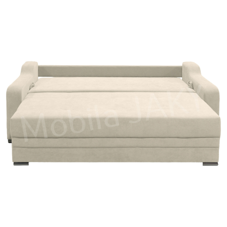 Canapea extensibila Gina, 3 locuri, crem, cu lada de depozitare, dimensiune 226x98x78 cm [4]
