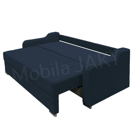 Canapea extensibila Gina, 3 locuri, bleumarin, cu lada de depozitare, dimensiune 226x98x78 cm [5]