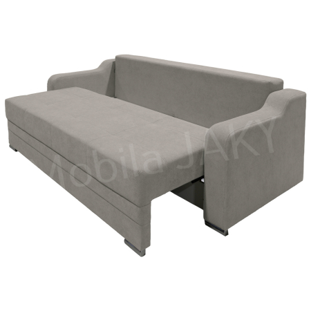 Canapea extensibila Gina, 3 locuri, gri deschis, cu lada de depozitare, dimensiune 226x98x78 cm [3]