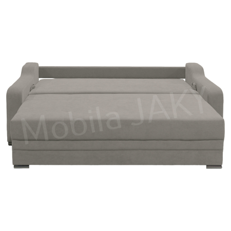 Canapea extensibila Gina, 3 locuri, gri deschis, cu lada de depozitare, dimensiune 226x98x78 cm [4]