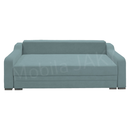 Canapea extensibila Gina, 3 locuri, albastru deschis, cu lada de depozitare, dimensiune 226x98x78 cm [2]