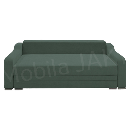 Canapea extensibila Gina, 3 locuri, verde, cu lada de depozitare, dimensiune 226x98x78 cm [2]