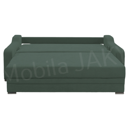 Canapea extensibila Gina, 3 locuri, verde, cu lada de depozitare, dimensiune 226x98x78 cm [4]