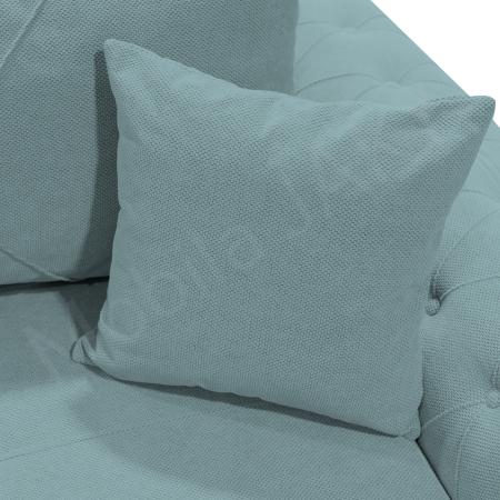 Canapea extensibila Lorena, 3 locuri, verde marin, cu lada de depozitare, dimensiune 247x96x78 cm - mobila JAKY [3]