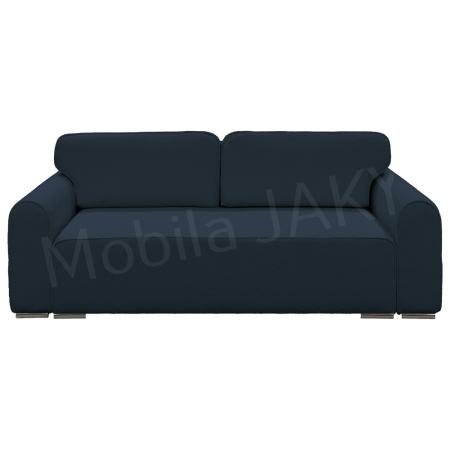 Canapea extensibila MELINA, 3 locuri, stofa boucle bleumarin 79, cu lada de depozitare, dimensiunea 244x100x80 cm [1]