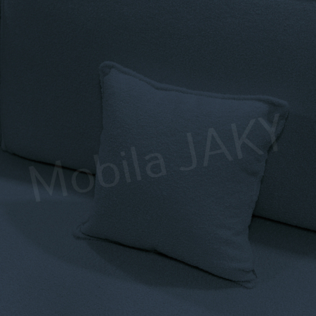 Canapea extensibila MELINA, 3 locuri, stofa boucle bleumarin 79, cu lada de depozitare, dimensiunea 244x100x80 cm [8]