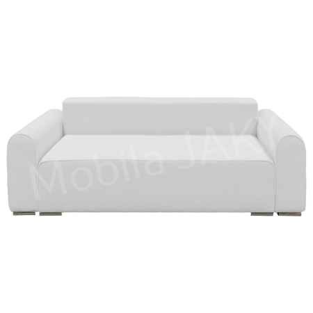 Canapea MELINA boucle alb 01, 3 locuri, extensibila cu lada de depozitare, dimensiunea 244x100x80 cm [4]