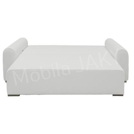 Canapea MELINA boucle alb 01, 3 locuri, extensibila cu lada de depozitare, dimensiunea 244x100x80 cm [6]