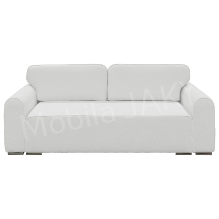 Canapea MELINA boucle alb 01, 3 locuri, extensibila cu lada de depozitare, dimensiunea 244x100x80 cm [2]