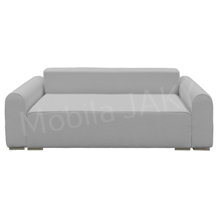 Canapea extensibila MELINA, 3 locuri, stofa boucle gri deschis 83, cu lada de depozitare, dimensiunea 244x100x80 cm [3]