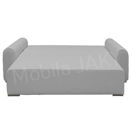 Canapea extensibila MELINA, 3 locuri, stofa boucle gri deschis 83, cu lada de depozitare, dimensiunea 244x100x80 cm [5]