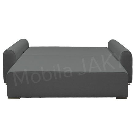 Canapea extensibila MELINA, 3 locuri, stofa boucle gri inchis 92, cu lada de depozitare, dimensiunea 244x100x80 cm [5]