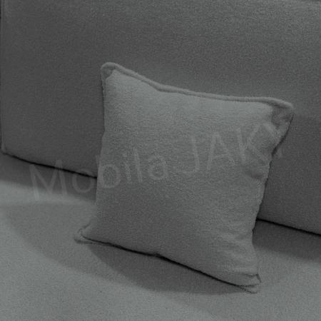 Canapea extensibila MELINA, 3 locuri, stofa boucle gri inchis 92, cu lada de depozitare, dimensiunea 244x100x80 cm [8]