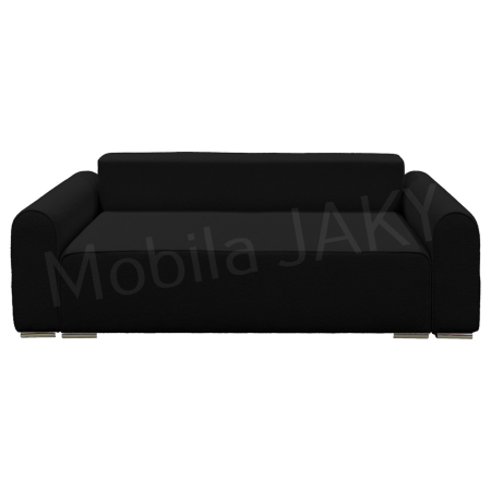 Canapea extensibila MELINA, 3 locuri, stofa boucle negru 100, cu lada de depozitare, dimensiunea 244x100x80 cm [3]