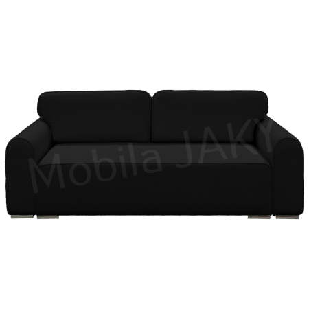 Canapea extensibila MELINA, 3 locuri, stofa boucle negru 100, cu lada de depozitare, dimensiunea 244x100x80 cm [1]
