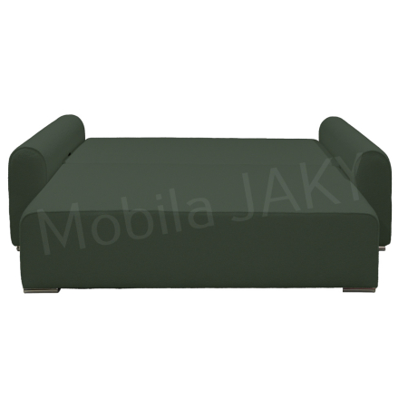 Canapea extensibila MELINA, 3 locuri, stofa boucle verde 37, cu lada de depozitare, dimensiunea 244x100x80 cm [5]