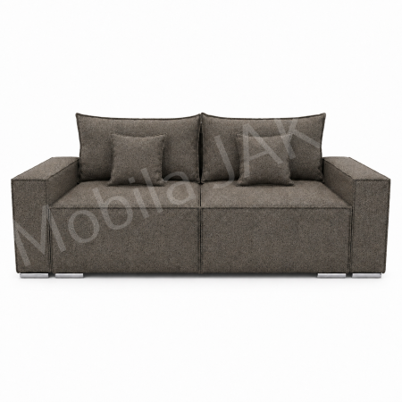 Canapele - Canapea RIVA , stofa cappuccino inchis P22, extensibila, cu lada de depozitare 230x100x82