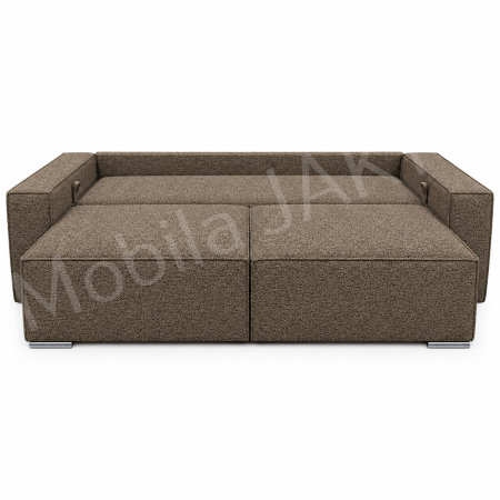 Canapea RIVA , stofa cappuccino inchis P22, extensibila, cu lada de depozitare 230x100x82 [3]