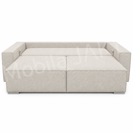 Canapea RIVA , stofa crem P04, extensibila, cu lada de depozitare 230x100x82 [3]