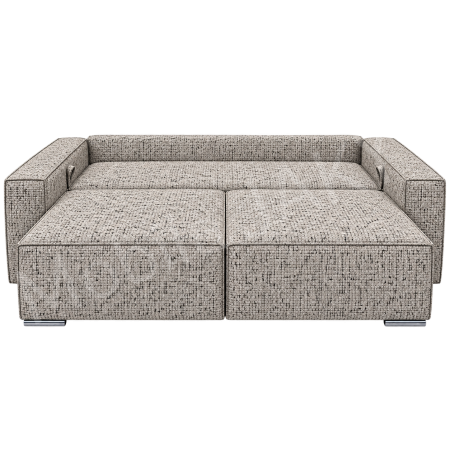 Canapea RIVA , stofa bej nisipiu P16, extensibila, cu lada de depozitare 230x100x82 [3]