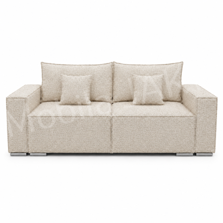 Canapele - Canapea RIVA , stofa crem P04, extensibila, cu lada de depozitare 230x100x82