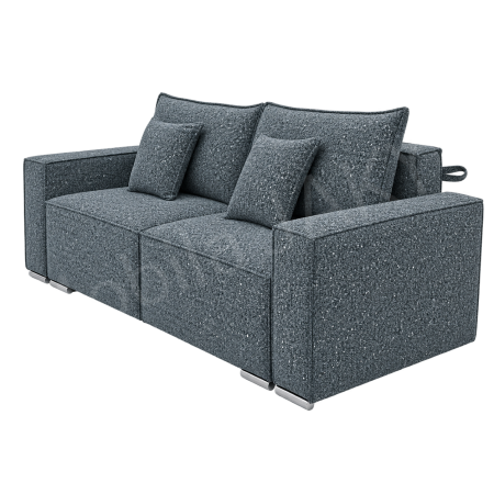 Canapea RIVA , stofa gri petrol P94, extensibila, cu lada de depozitare 230x100x82 [1]