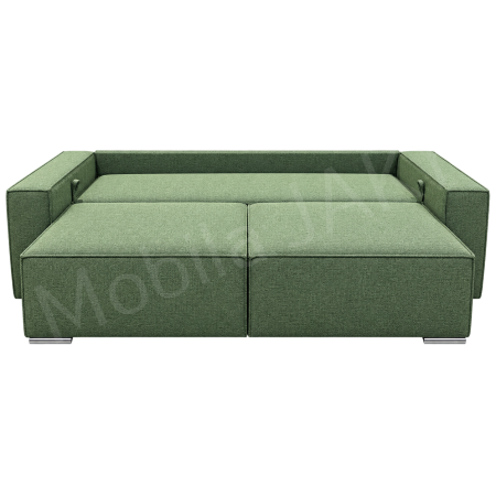 Canapea RIVA , stofa verde galbui P34, extensibila, cu lada de depozitare 230x100x82 [3]