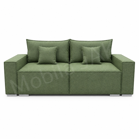 Canapele - Canapea RIVA , stofa verde galbui P34, extensibila, cu lada de depozitare 230x100x82