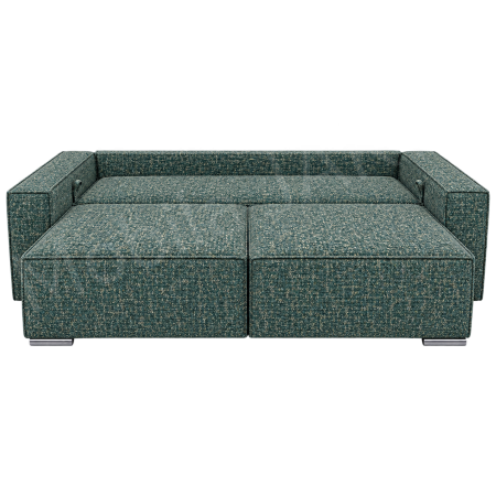 Canapea RIVA , stofa verde P35, extensibila, cu lada de depozitare 230x100x82 [3]