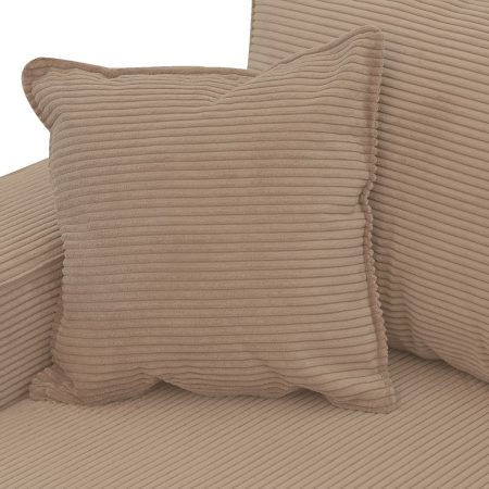 Coltar extensibil Lincoln mini dreapta, cu lada de depozitare, 280*185*102 cm, cappuccino 17N [6]