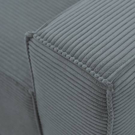 Coltar extensibil Lincoln mini dreapta, cu lada de depozitare, 280*185*102 cm, gri 85N [9]