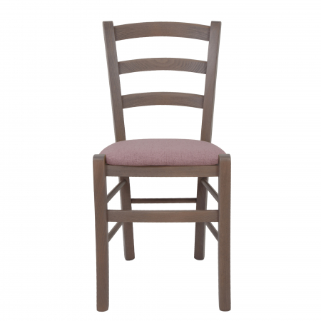 Scaun Paesana, cadru fag, culoare gri, material stofa G24 roz [1]