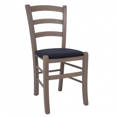 Scaune bucatarie - Scaun Paesana, cadru fag, culoare gri, material stofa G14 gri