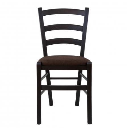 Scaun Paesana, cadru fag, culoare wenge, material stofa K7 maro [1]